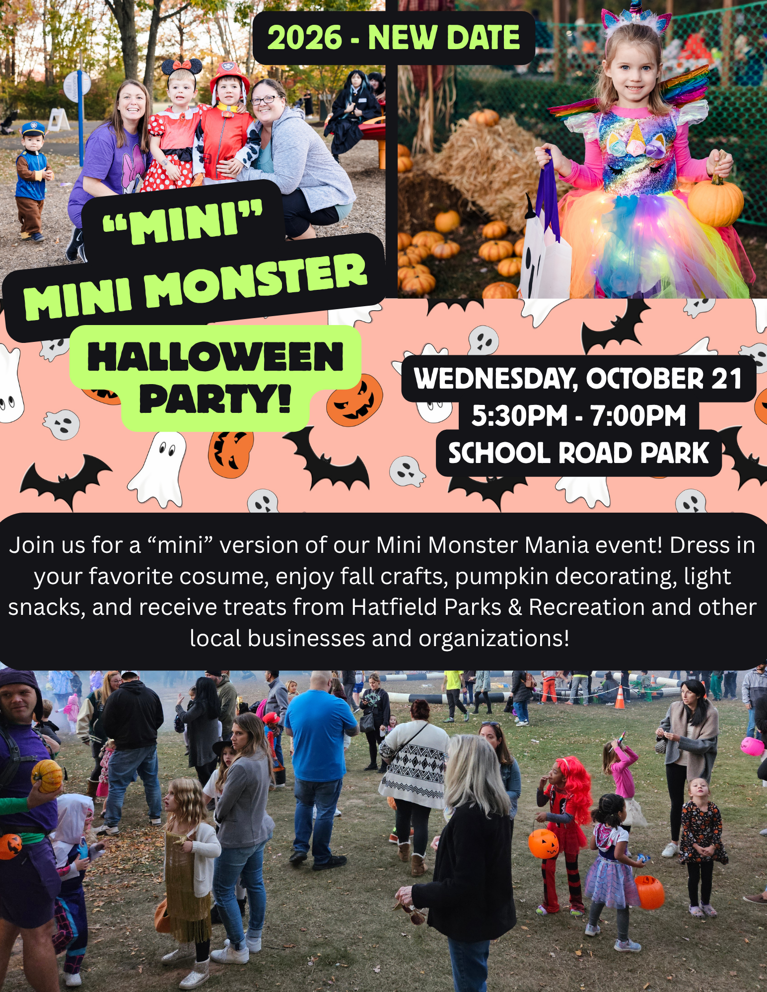 Mini Monster Event Rescheduled